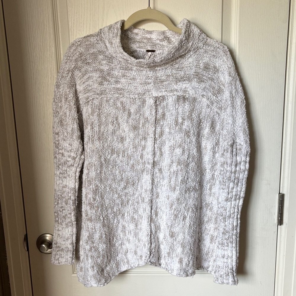 Free People Gray Turtleneck Sweater